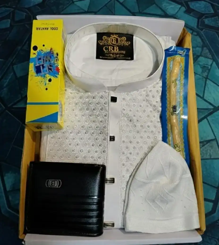 প্রিমিয়াম সেলাফ শাটল কটন পাঞ্জাবি কম্বো