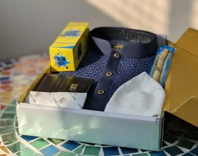 প্রিমিয়াম সেলাফ শাটল কটন পাঞ্জাবি কম্বো